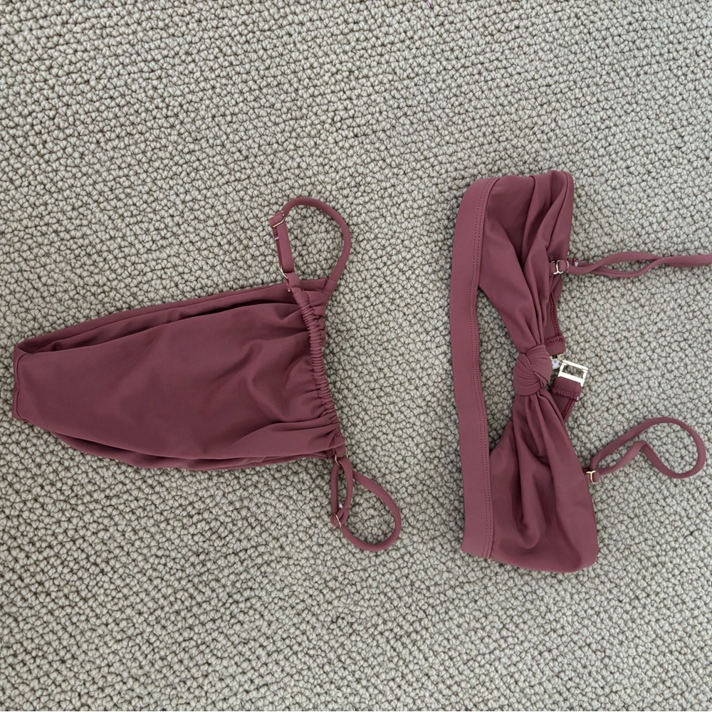 Lahana Swim Mauve Bikini Top